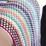 Taidian Mutilcolor AB Rhinestone Banding Chain Trim Enhance Jewelry Bling Creations 28-30Yard One Yard Per Color SS6 and SS8 - (Color: MixAB30yards/ Size: SS8 Size)