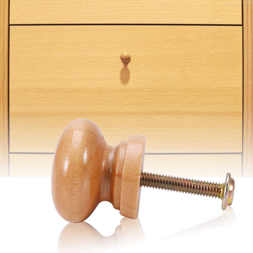 Pack of 10 Wooden Drawer Knobs - Image 4