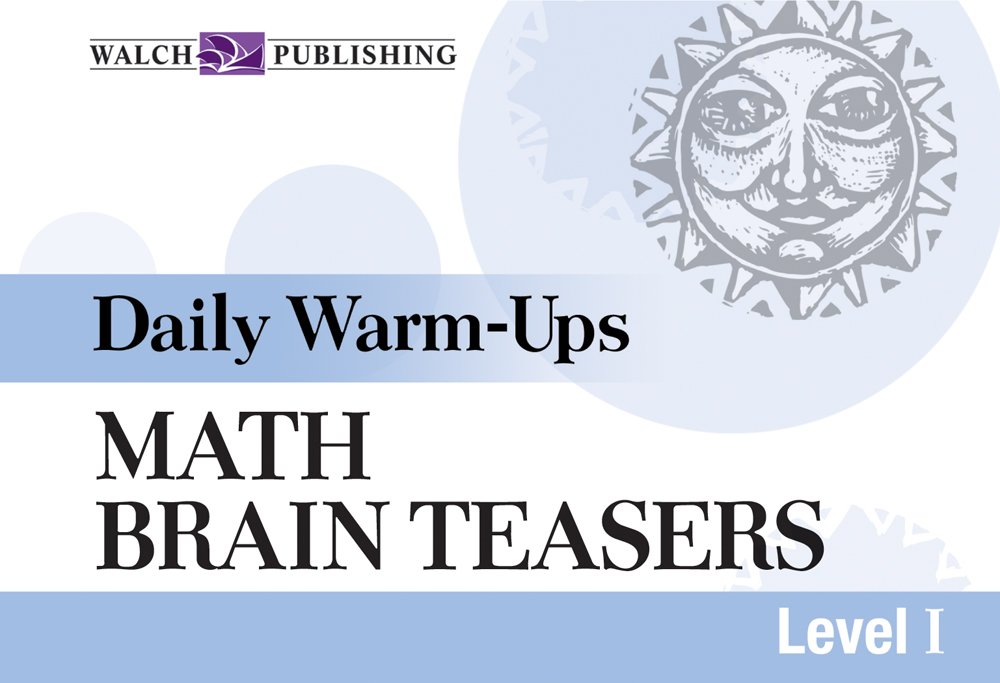 Amazon Daily Warmups Math Brain Teasers Level I (Daily Warm Ups