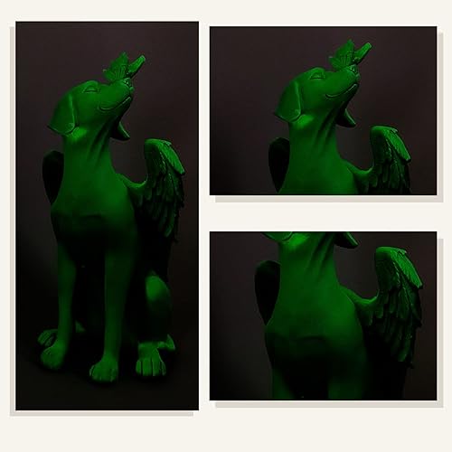 Miniatura 32 de Dnoifne Estatua conmemorativa de perro ángel, piedras conmemorativas para mascotas para perros, regalos conmemorativos de perros ángeles, regalos