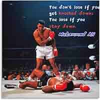 Amazon.co.jp: Muhammad Ali ポスター モハメド・アリ引用