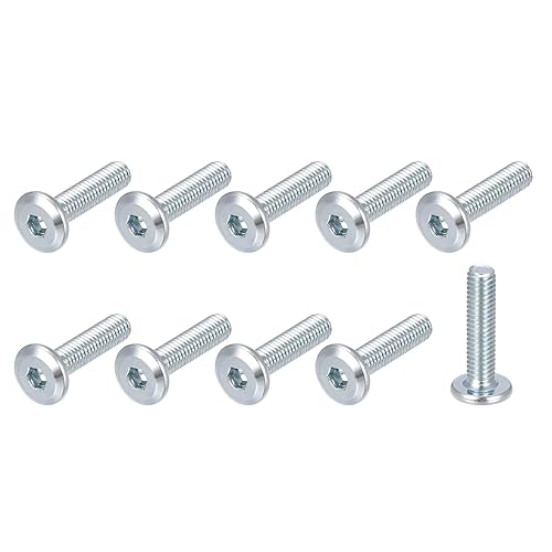 Vista 31 de METALLIXITY Tornillos de cabeza hexagonal (M6x35mm), 10 unidades, tornillos de acero al carbono, para maquinaria, muebles, bricolaje