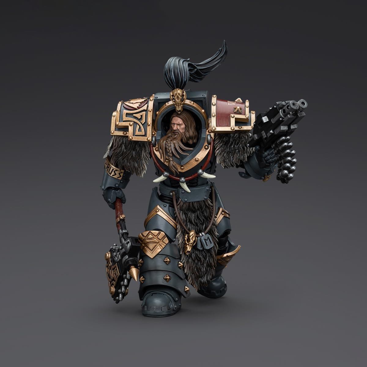 JOYTOY1/18 Warhammer The Horus Heresy Action Figure 5.59 inch Space Wolves Varagyr Wolf Guard Squad Varagyr Terminator 2 Collection Model Birthday Gift