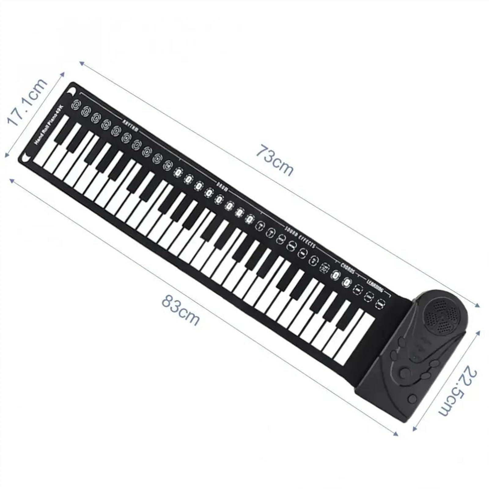 49 Tasten Elektronisches Tragbares Silikon Flexible Hand Falten Roll Up Piano Eingebauter Lautsprecher Tastatur Orgel