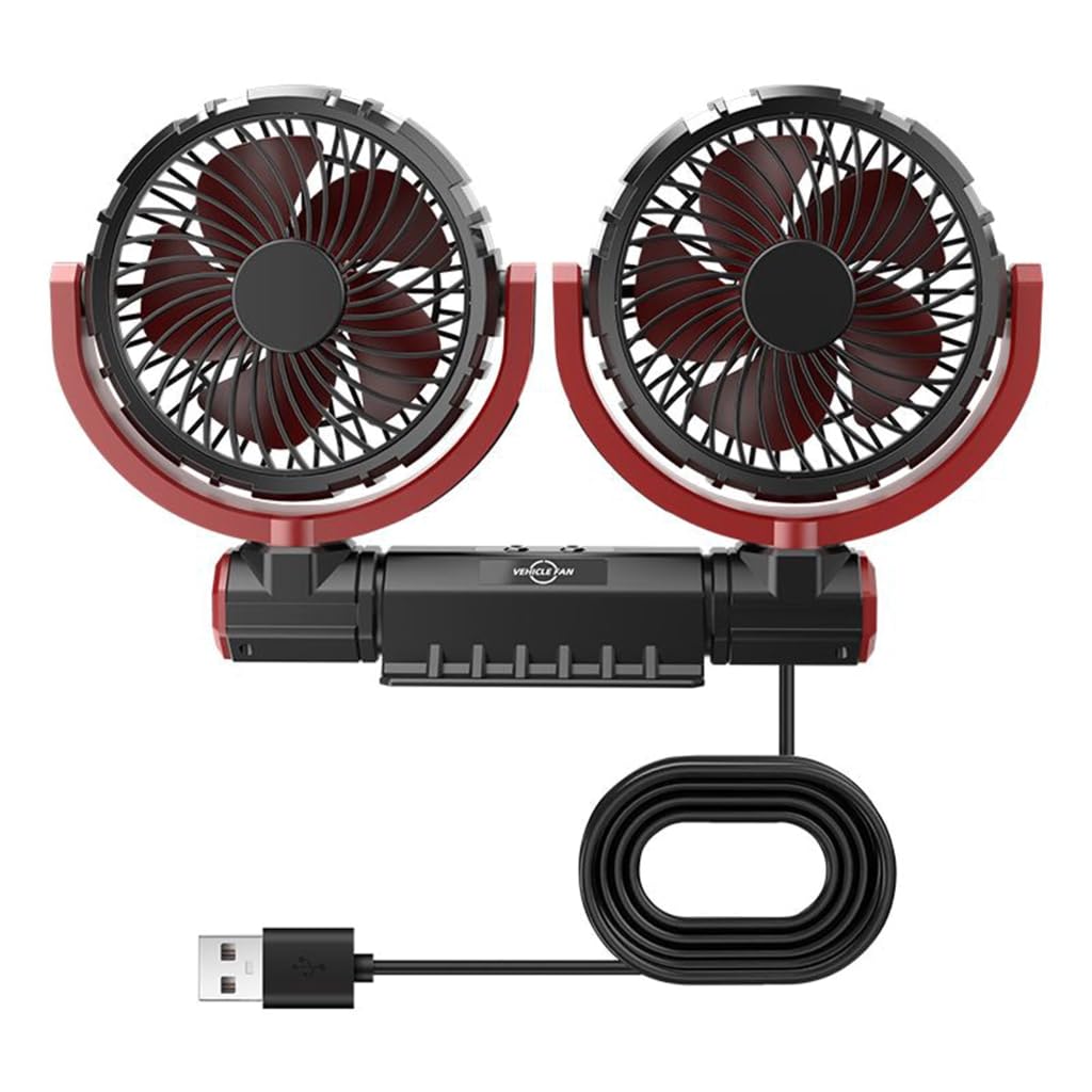 Ventilateur USB voiture puissant pour rafraîchir vos trajets en famille
