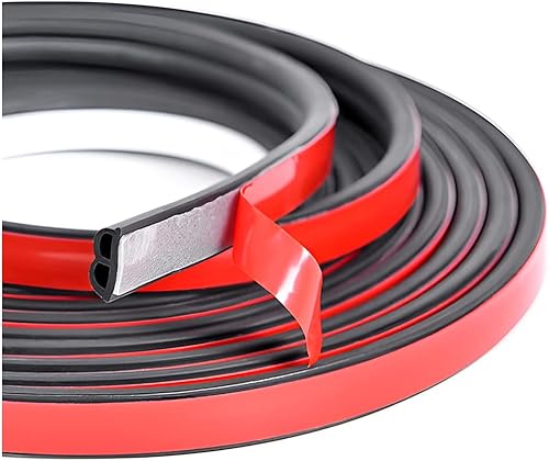 BLAU GRUN Tira de sellado de puerta de automóvil, protector de borde de goma en forma de B para puerta de automóvil, sellado de aislamiento de ruido