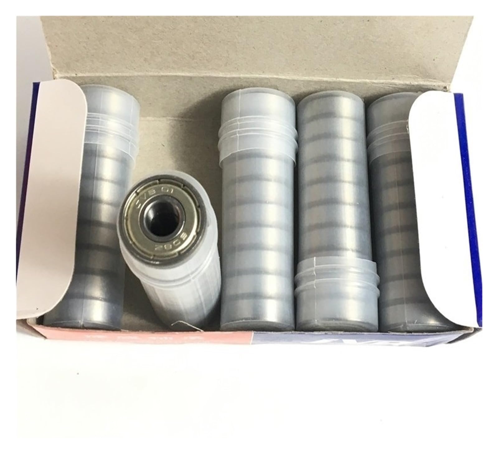 10 piezas mr105zz 604zz 606zz 608zz 623zz 624zz 625zz 626zz 635zz 685zz 698zz Rodamiento de bolas de ranura profunda con brida de polea(606zz)