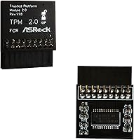 Vista 7 de Profesional TPM2.0 Módulo de seguridad LPC 14 Pin como tarjeta de placas base bastidor de roca para como roca TPM2-SLI-S-SPI plataforma pieza