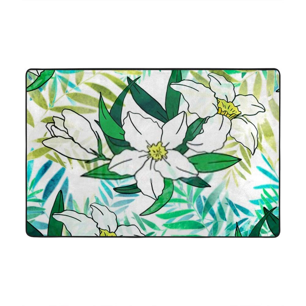 Grand tapis simple Ruchen velours corail : fini les sols froids sous vos pieds
