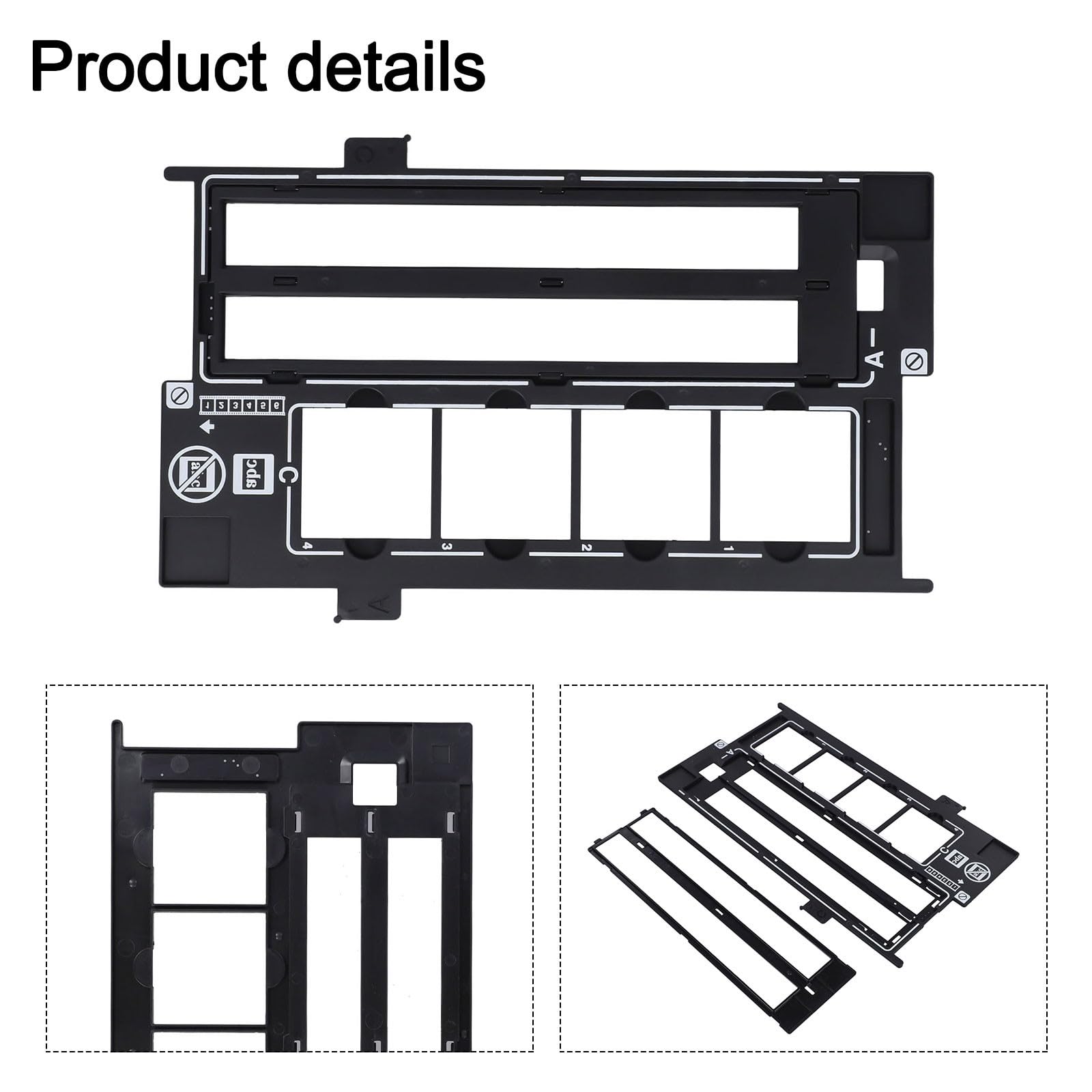Support négatif pour diapositive de film, compatible avec le scanner photo Epson V500 V600 4490 4990, adaptateur de bande de film de 35 mm partie 1423040