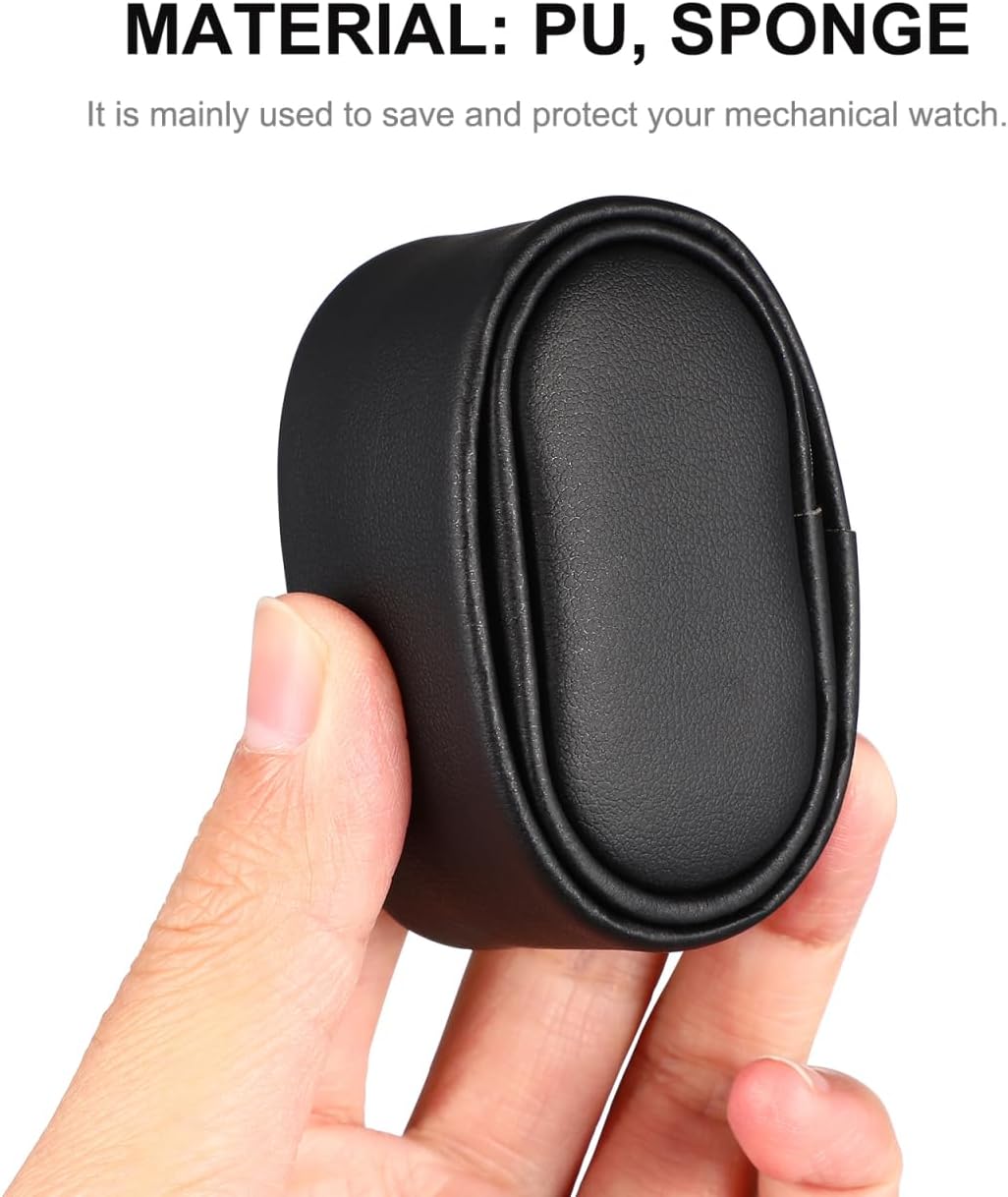 Hemobllo Watch Winder Pillow - 4 Pcs Watch Winder Pillow Replacement Sponge Small Watch Display Pillow PU Leather Watch Cushion