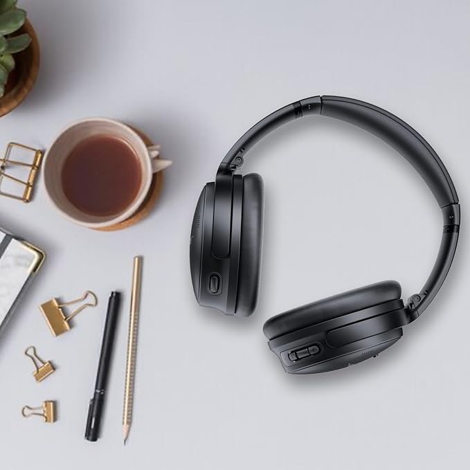 Repuesto Almohadillas para Bose QC45 y QC SE Negras miniatura 6