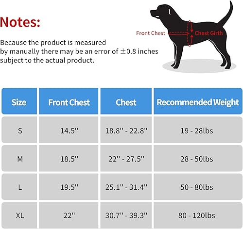 Miniatura 5 de Arnés para perro sin tirones con funda para Airtag y dos parches, ajuste rápido y arnés reflectante a prueba de escapes, arnés de chaleco fácil de