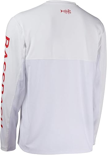 Miniatura 2 de BASSDASH - Camiseta de manga larga para hombre, ideal para pesca, con protección solar ultravioleta UPF 50+