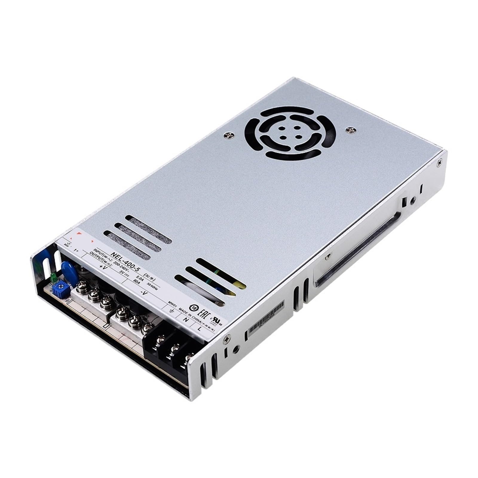1 pz NEL-400-5 5V 80A NEL-400 5V 400W Alimentatore switching a uscita singola
