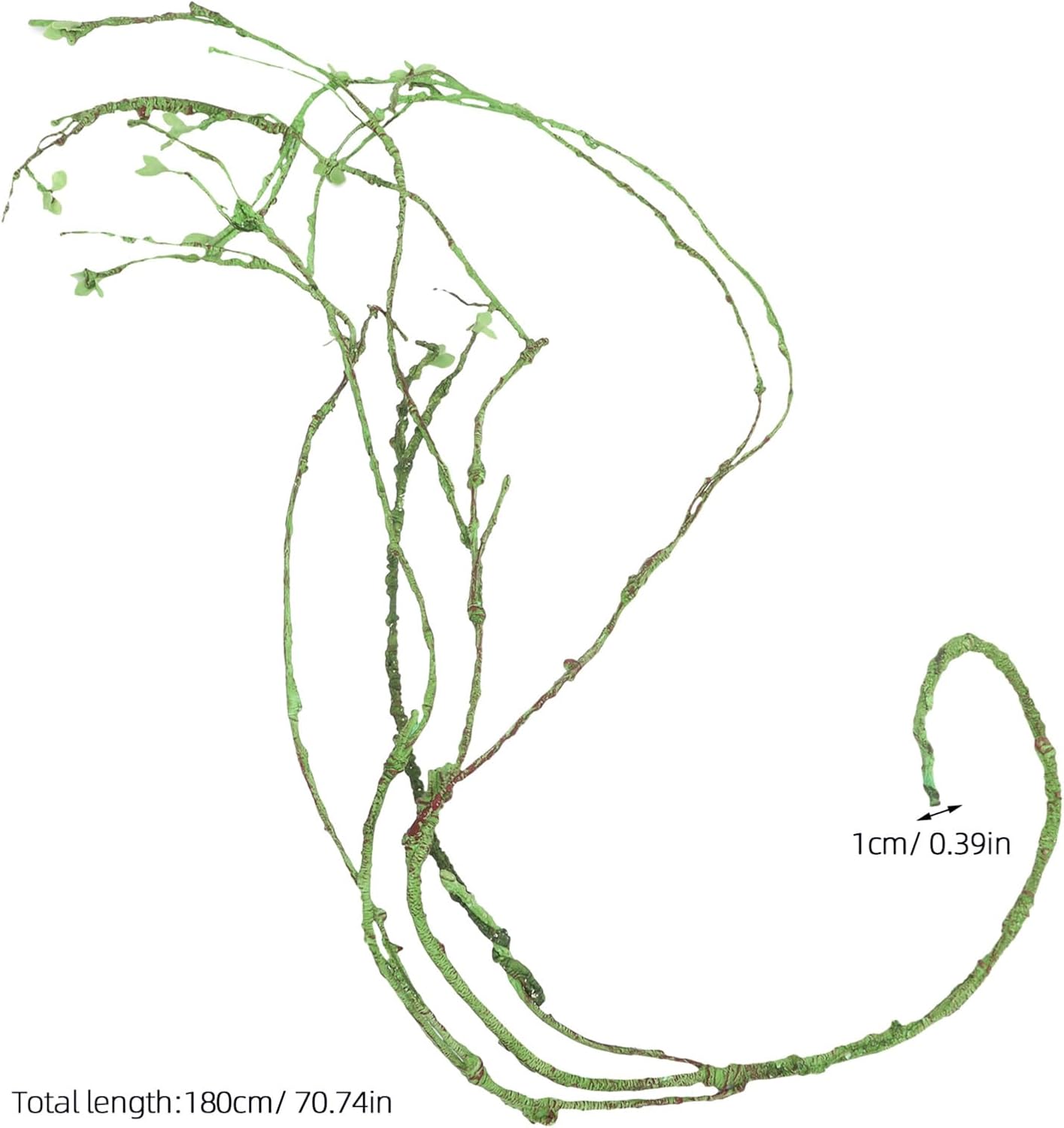 balacoo Decorative Reptile Vine Flexible Lifelike Artificial Plant for Reptile Tanks Terrariums for Lizards Geckos and Home Decor Versatile Climbing Pet Accessory