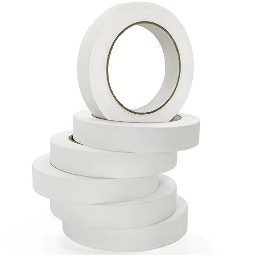 Miniatura 8 de Cinta adhesiva para congelador de 164 yardas, superficie para escribir, resistencia a bajas temperaturas, fácil de rasgar y quitar sin residuos,