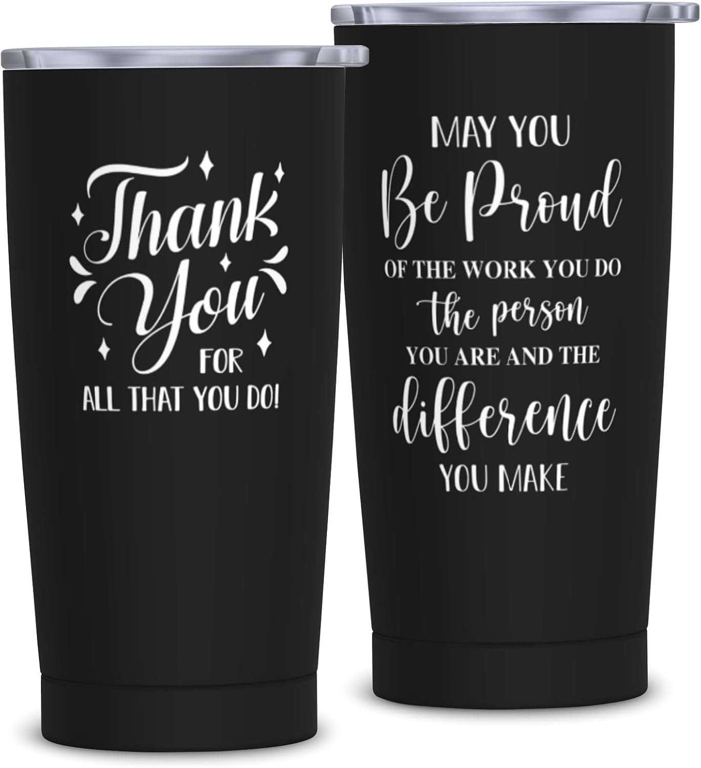 Employee Appreciation Gifts 20oz Tumbler, Thank You Gifts for Men, Team Gift for Employees, Corporate Gift for Coworker, Thank You tumbler for Volunteer Teacher Nurse