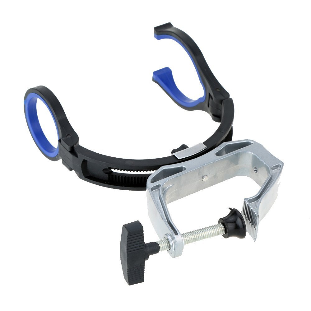 NeaxgeandX Adjustable Fishing Rod Bracket Boat Fishing Pole Mount Clamp Stander Holder, Style B