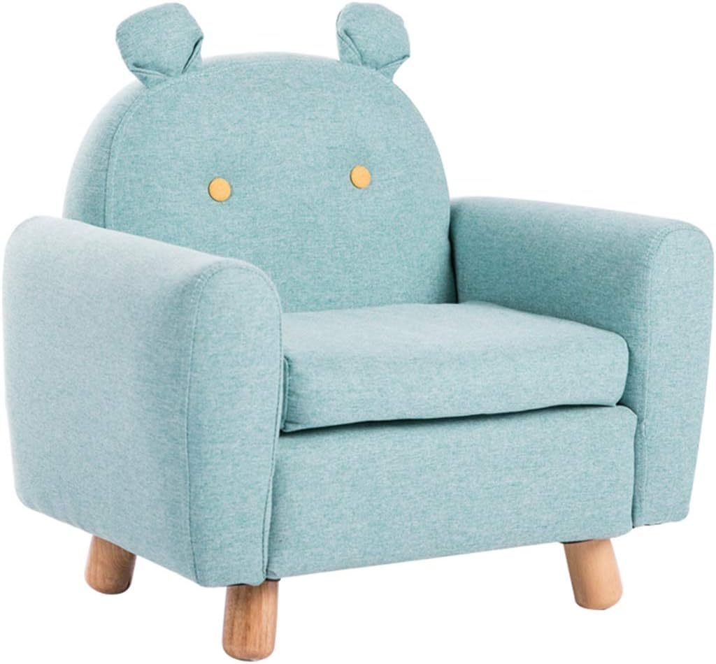 Couch Sofa Chair Cartoons Single/Double Cartoon Reading Sofa Chair Nursery School Cute Animal Chairs for Boys and Girls The Cushion is Removable and Washable (Color : Grey Size : 604452cm) (Blue