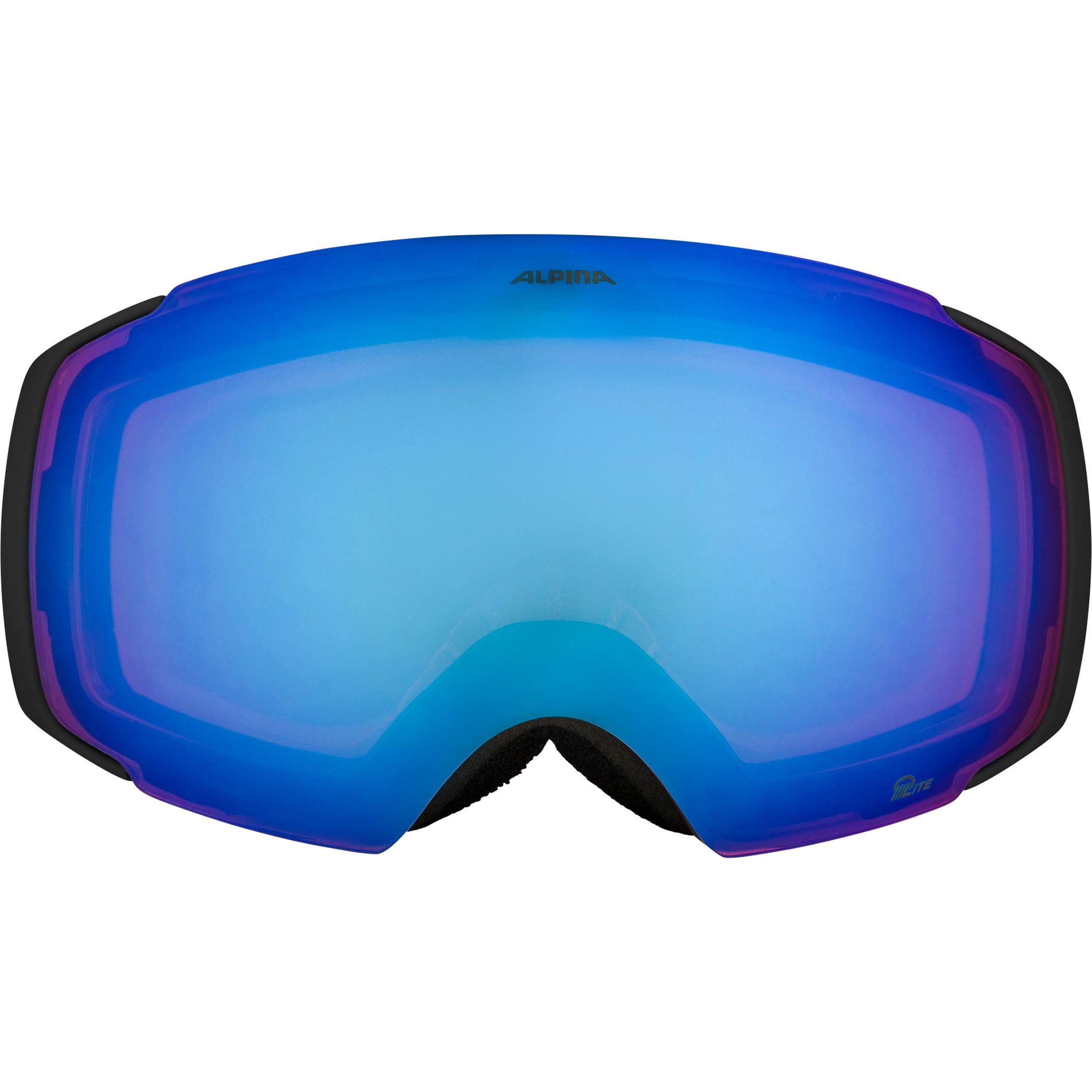 ALPINA FALERA MAG Q-LITE – maschera da sci OTG con lenti specchiate e ad alto contrasto, sistema di lenti intercambiabili e protezione UV al 100%, per adulti