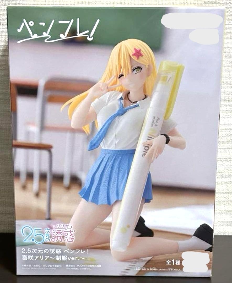 Amazon.co.jp: 2.5次元の誘惑 ペンフレ！ 喜咲 アリア 制服ver