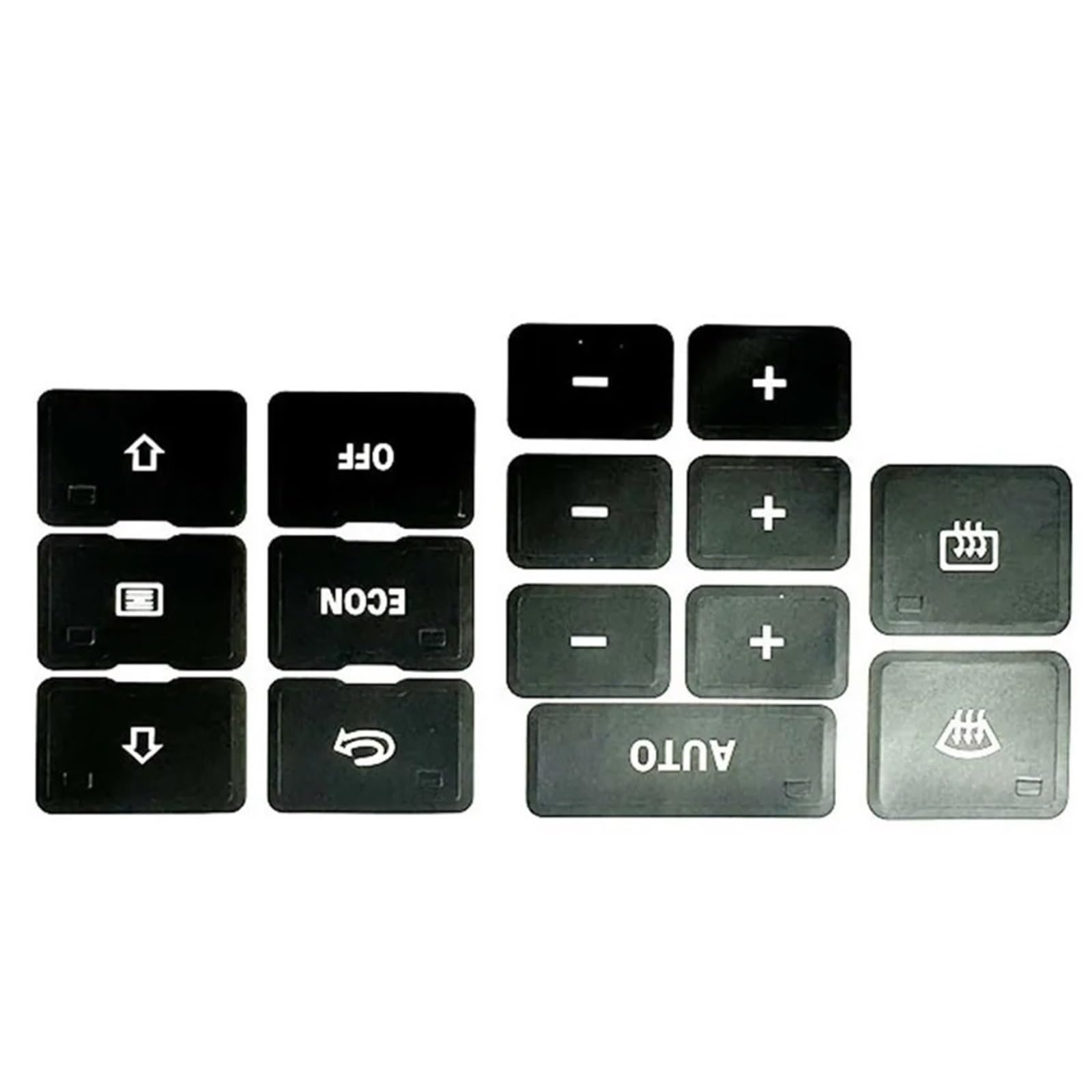 Dash Button Stickers Compatible with A6 for C5 1Pcs Car Air Condition Climate Heater Control Button Repair Sticker Trim Decals Interior Accessories