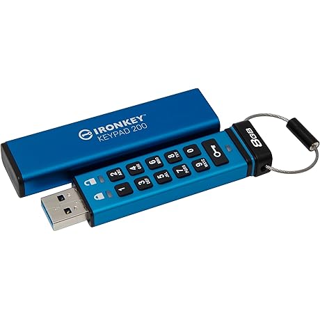 IronKey Keypad 200 8GB Encrypted USB: Secure Data Vault with Enhanced Protections