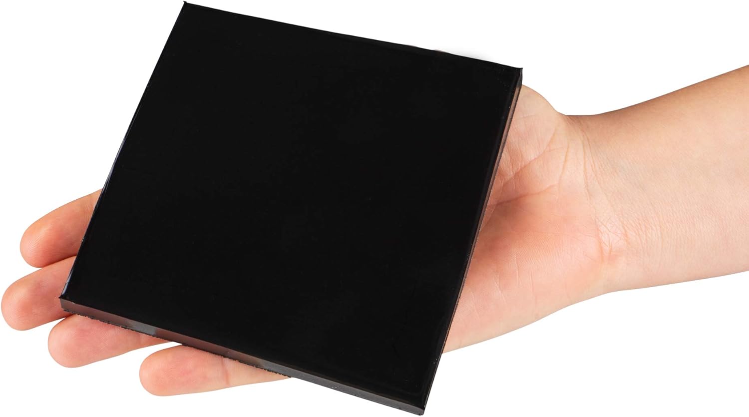 Sorbothane Vibration Isolation Square Pad, 4"x4", 2 Pack (70 Duro, 0.25" Thick)