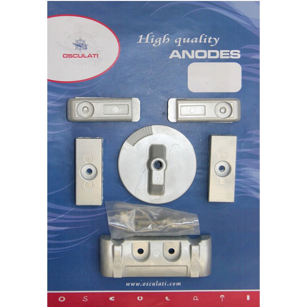 OSCULATI Kit anodi 8 pz Verado 6 Alluminio
