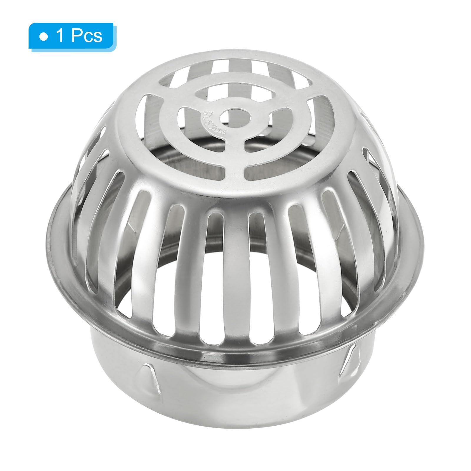PATIKIL Dome Gutter Guard Filter, 304 Stainless Steel Downspout Strainer - Image 3