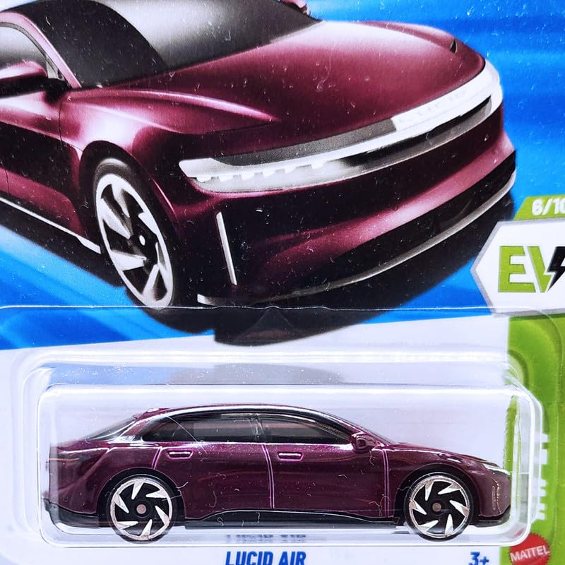 Image of Hot Wheels Lucid Air HW EV Ages 3 and Up 59 /250 (Red)