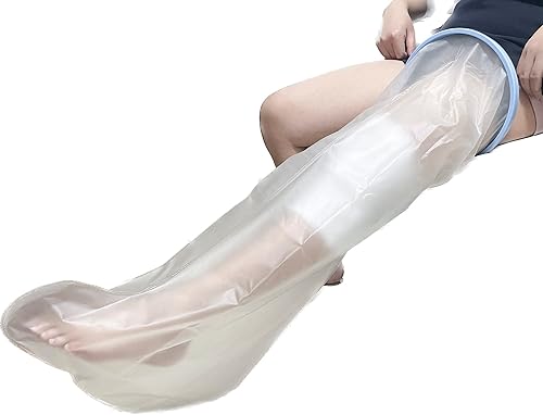 Miniatura 5 de Protector extra grande para piernas de adulto para ducha, cubierta completa de fundición para protector de ducha, funda de tocador fundida, bolsa de