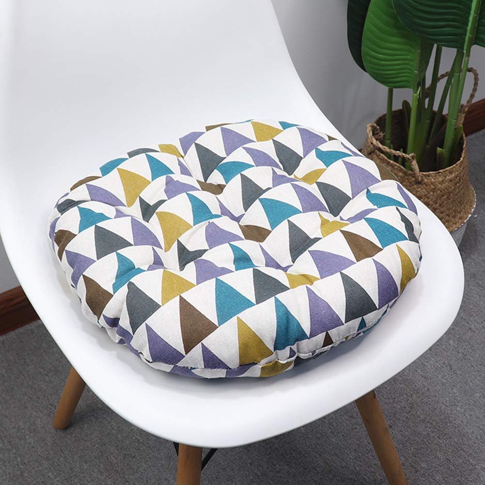 Seat Pad Round Comfortable Dining Chair Cushions, Outdoor Garden Patio Home Luxury Cushion Chair Pads for Garden Restaurant Home Office Chair Cushion Set of 2,11,50x50cm
