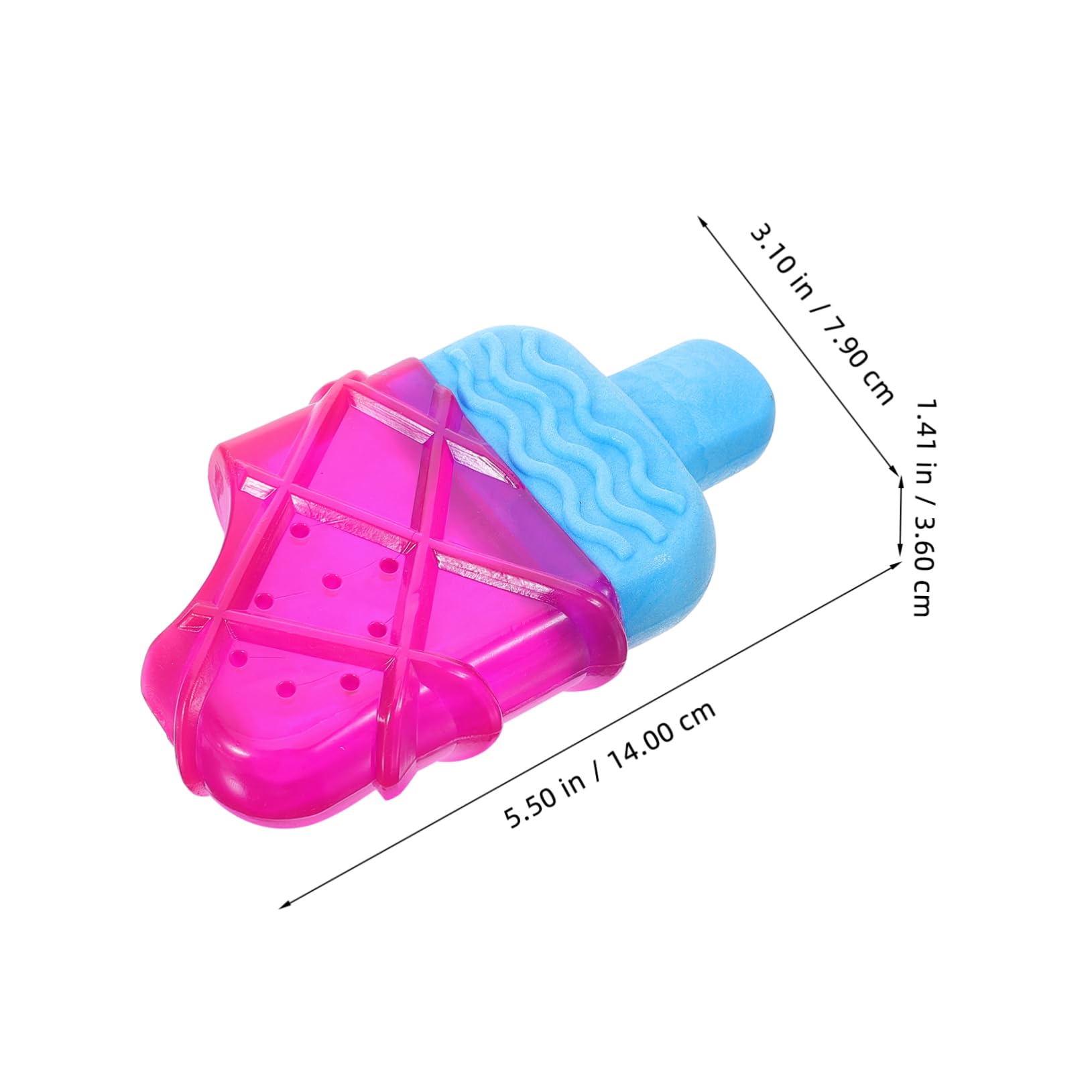HANABASS 5pièces Jouet à Mâcher pour Chiots Forme De Glace Jouet Rafraîchissant pour à Congeler pour Soulager Gencives Et Nettoyer Dents des Chiens