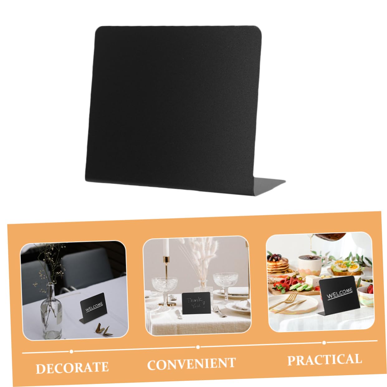 NUOBESTY 36stücke Multifunktionale Mini Kreidetafeln Für Preise Tischkarten Und Nachrichten Förmige Desktop-anzeige Für Partys Hochzeiten Und Restaurants
