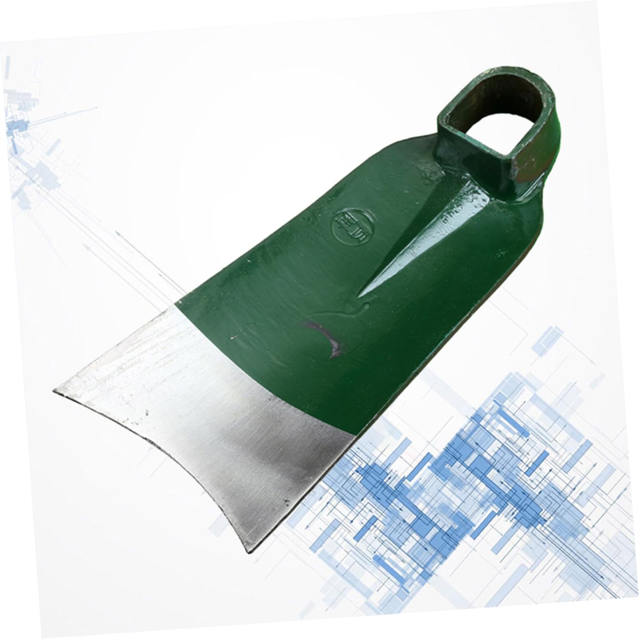 Garneck Garden Weeding Hoe Small Steel Hoe Ergonomic Handle for Digging Planting and Weeding for Small Scale Gardening