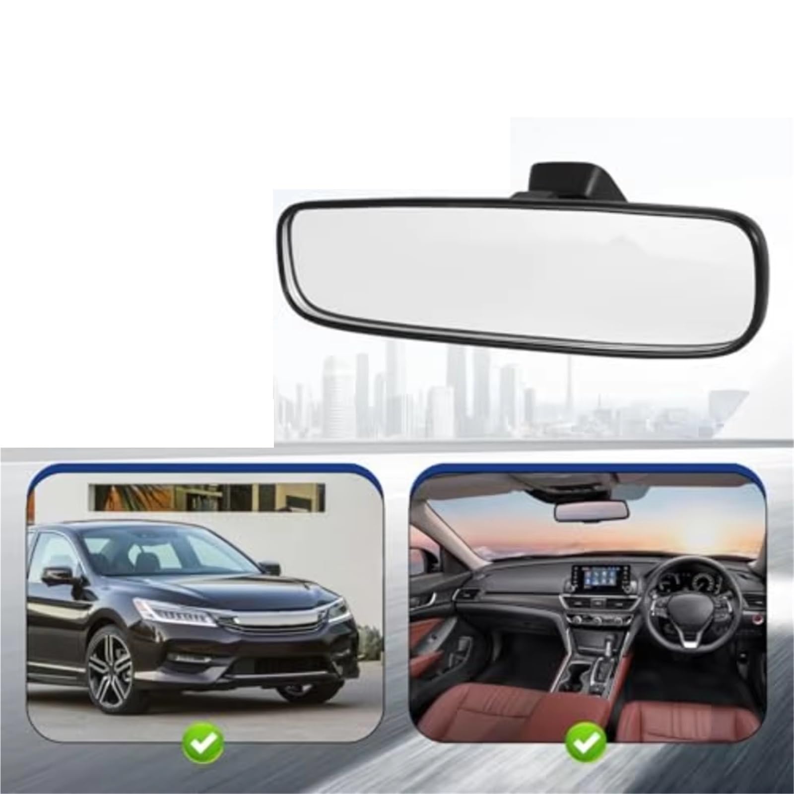 RüCkspiegel Couvercle intérieur en verre pour Accord Civic 2005-2017