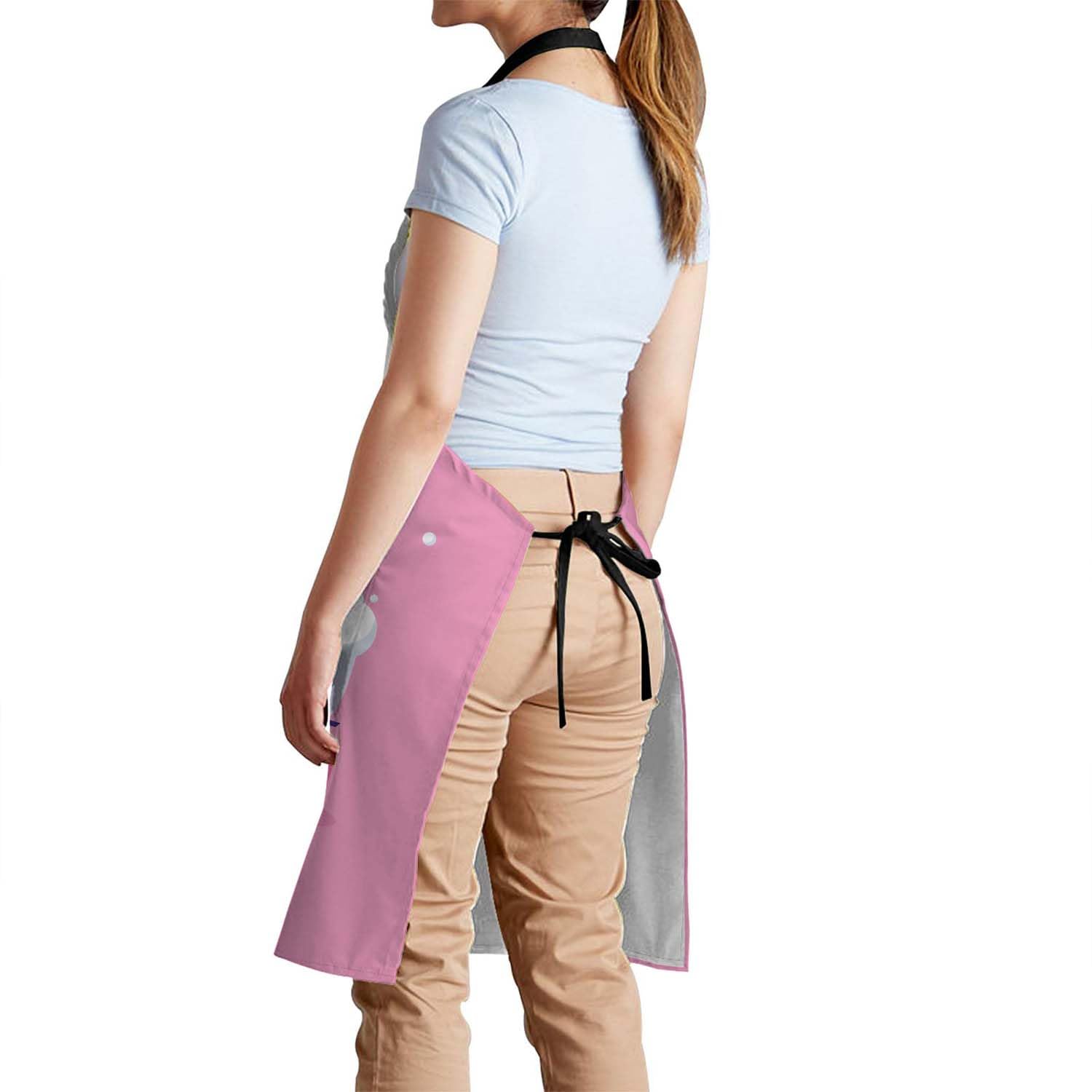 Smooffly Pet Grooming Apron for Dog & Kitchen Apron for Men & Women, BBQ & Catering Bibs, Pet Grooming for Dog, 27x31 Inch - Image 3
