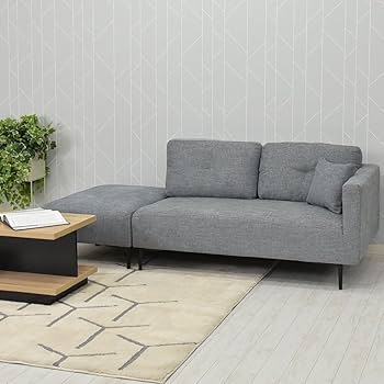 タマリビング(Tamaliving) カウチソファ コハル グレー 幅190cm Amazon｜タマリビング(Tamaliving) カウチソファ コハル グレー