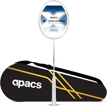 Apacs X-Tech Power Unstrung Hi-Power Generation Hybrid Frame | 4U 17.2 kg Made in Vietnam | Head Heavy Japanese UHMG Badminton Racket Racket