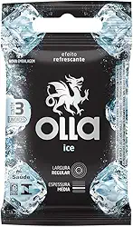 Olla Preservativo Camisinha Ice - 3 Unidades
