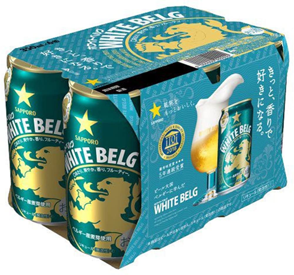 Amazon.co.jp: サッポロ ホワイトベルグ 350ml 6本 : 食品・飲料・お酒