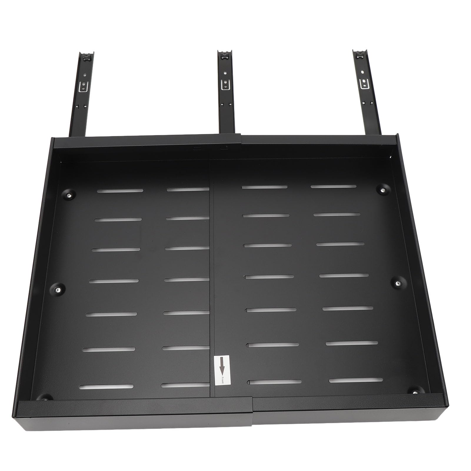 Sxhlseller Regulowane, Wysuwane Organizery do Szafek Kuchennych Metalowe Szuflady do Organizowania Butelek i Misek na Przyprawy w Szufladach Kuchennych (BLACK)