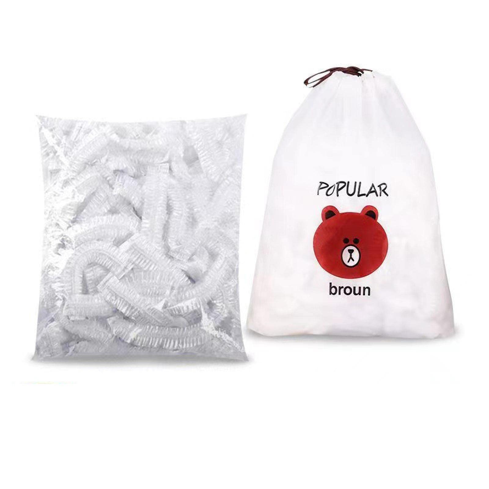 ROYIO Food Grade Disposable Plastic Bag Set Household Leftovers Refrigerator Bowl lid Seal Loose Bear Bag Plastic wrap Sleeve Bear Bag Plastic wrap