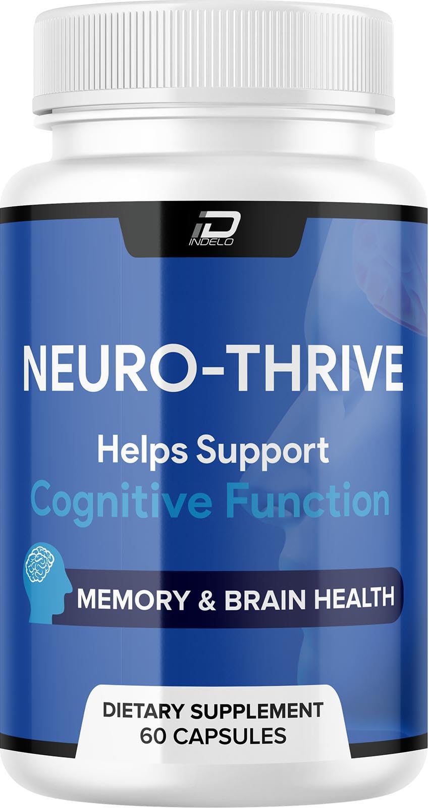 Neuro Thrive Brain Supplement, Neuro Thrive for Memory Formula, Neuro-Thrive PQQ to Reduce The Negative Effects of Brain Fog, Neuro-Thrive Cognitive Function, NeuroThrive Reviews (60 Capsules)