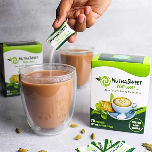 Miniatura 4 de NutraSweet Natural Edulcorante de stevia sin calorías, sustituto natural del azúcar, sabor al azúcar, apto para diabetes, apto para dieta