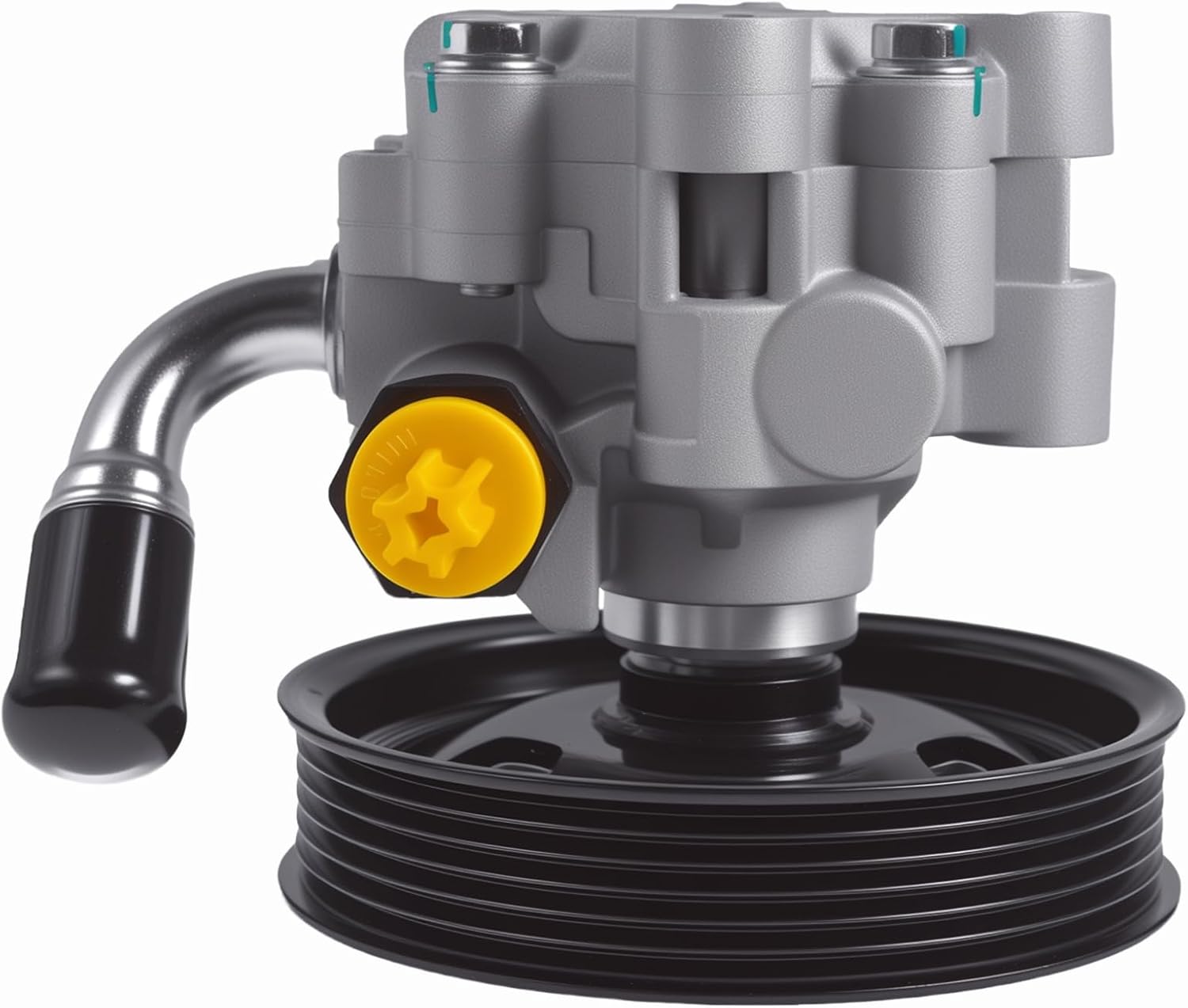 TUCAREST Power Steering Pump 21-5445 (For 5.7L w/Pulley) Fit For 2005-2010 Ch-rysler 300, 09-10 Dodge Challenger, 06-10 Charger, 05-08 Magnum [OE# 4782524AE 4782524AC 4892093AA PSP1371 96-05445]