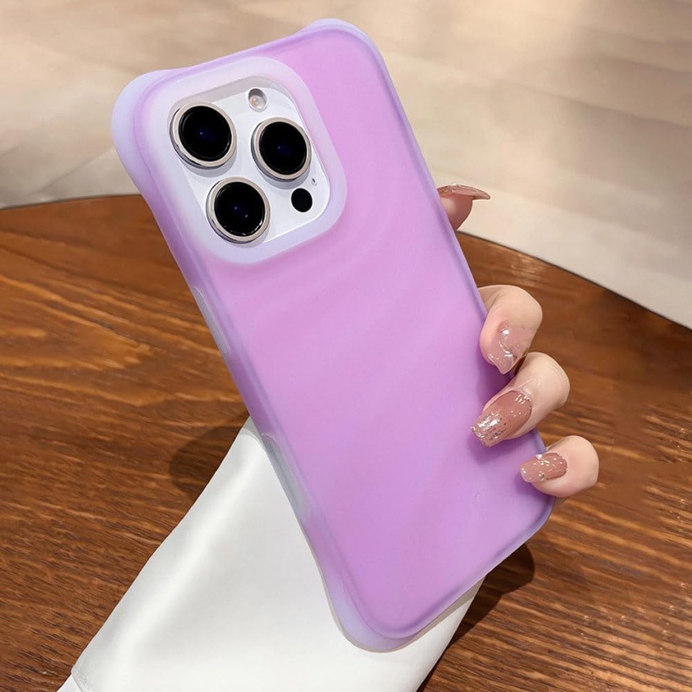 Wstrząsoodporne etui z miękkiego silikonu Ripple Jelly do iPhone'a 14 13 15 16 Pro Max, matowe, pogrubione, z powłoką ochronną zderzaka, szare, do iPhone'a 15 Pro