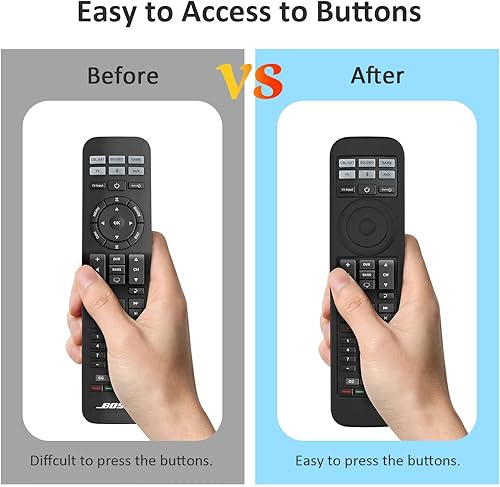 Miniatura 6 de LEFXMOPHY Funda para Bose Solo 5 TV Soundbar Universal Mando a Distancia Protector de Silicona Negro